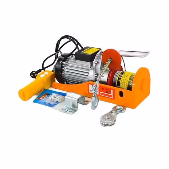 200kg Hoist Mini Cable Electric Hoist 220V 230V for Lifting Wire Rope PA Mini Electric Hoist