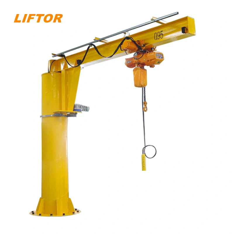 Liftor Cranes Foundationless Free Standing Workstation Pillar Jib Crane