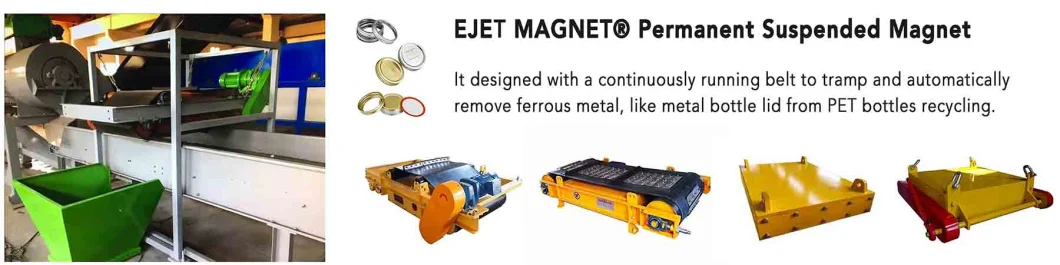 Permanent Suspended Plate-Type Magnets for Iron Removal