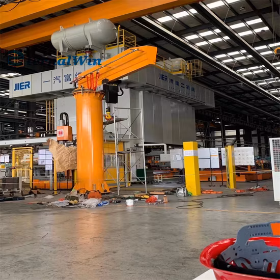 Bzd Column Type Rotary Wall Crane Cantilever/Floor Mounted Electric Hoist Jib Crane