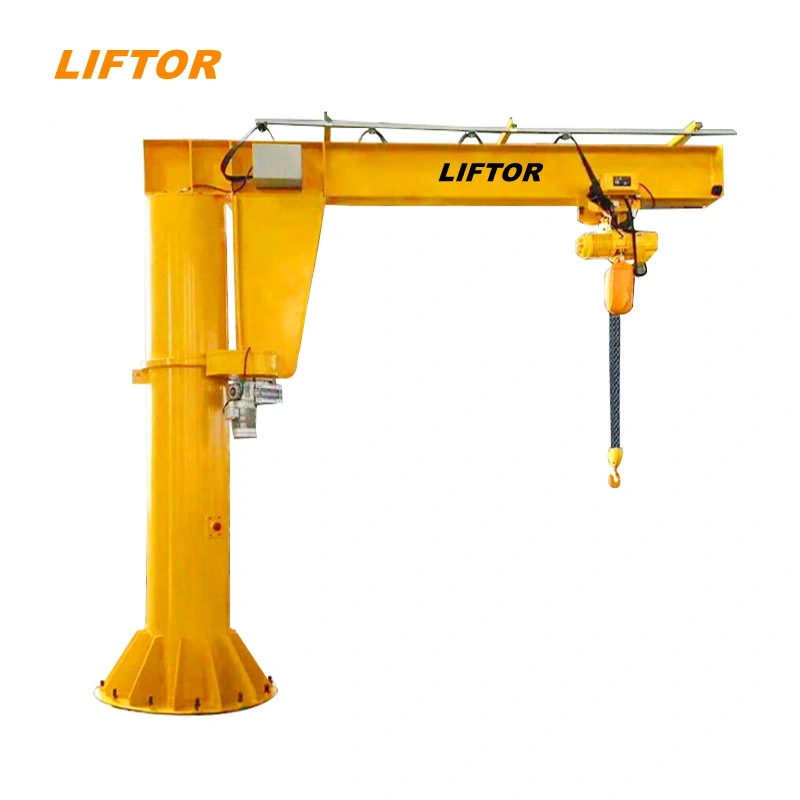 Liftor Cranes Foundationless Free Standing Workstation Pillar Jib Crane