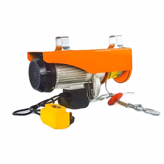 200kg Hoist Mini Cable Electric Hoist 220V 230V for Lifting Wire Rope PA Mini Electric Hoist