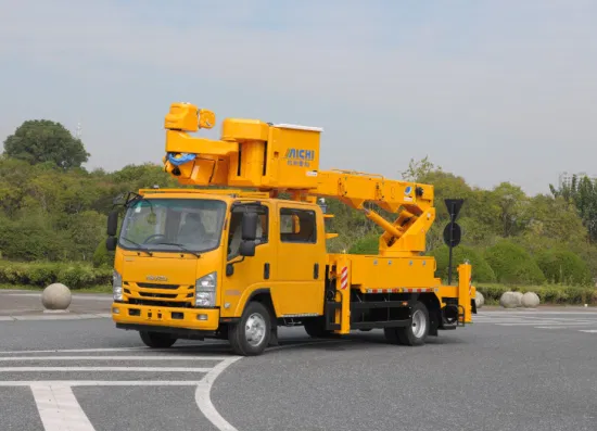 Insulated Boom and Bucket 22.7m Sino Truck Aichi Aerial Work Vehicle Platform