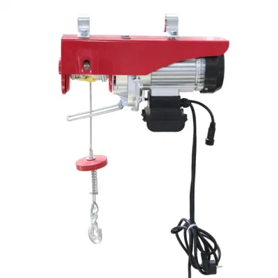 Customized Shell Color PA Type 12m Lifting Height Mini Electric Hoist for Construction Building
