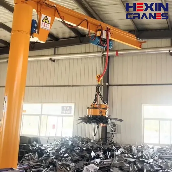 2 Ton Floor Mounted Slewing Hoist Swing Fix Column Type Vacuum Lifter Pillar Jib Crane for Lifting Glass Hoisting Equipment