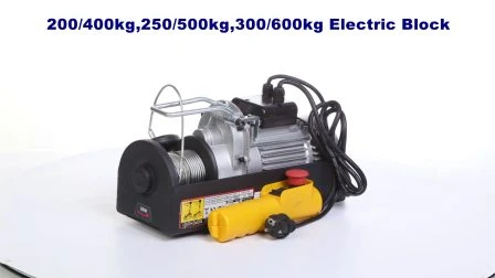 Electric Wire Rope Hoist with CE GS RoHS Approval, Lifting up and Down