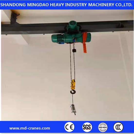 Standing Workstation 3t Monorail Cranes with Hoist Design