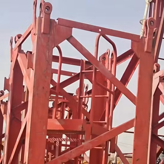 Topless Type Tower Crane 8 Ton Max. Load 35m Jib L46A Mast Section Tower Crane for Sale