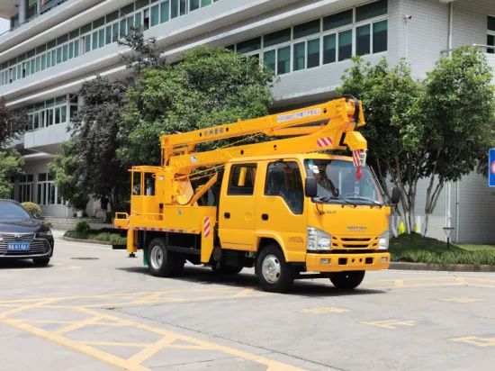 Aichi Official 18.3m Truck Mounted Aerial Work Platform Articulated + Telescopic Boom
