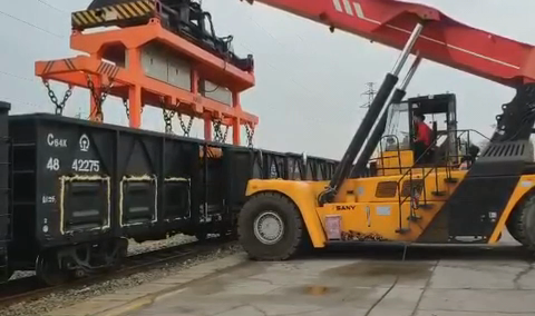 Lifting Electromagnet for Rebar Billet Section for Reach Stacker