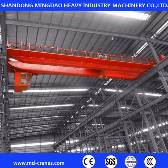 Workstation 50t Double Girder Overhead Crane for Factory
